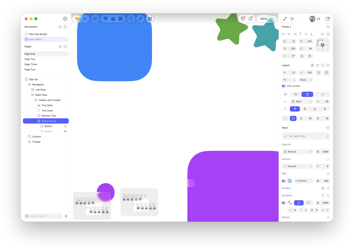 Sketch UI